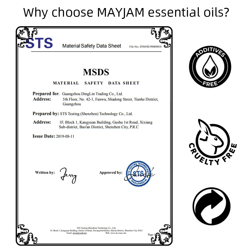 Essential Oil 10ml with Dropper - MAYJAM