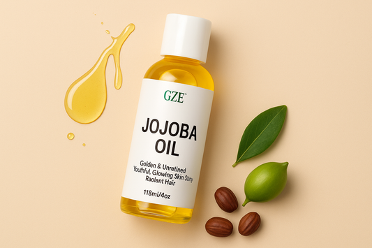 Organic Jojoba Oil For Face, Hair, Skin & Nails
